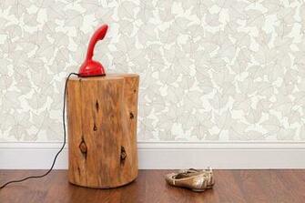 Oh Joy Wallpaper Lovely Leaves White Copper Foyer Ceiling