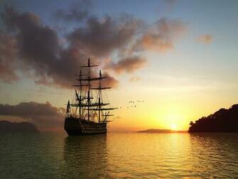 Pin Display Ships Wallpaper Old Sailing Pirate