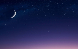 Night Sky Moon Wallpaper