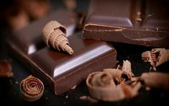 Dark Chocolate Macro HD Wallpaper