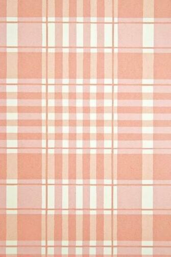 Plaid Wallpaper Pale Red Pink And White Children S