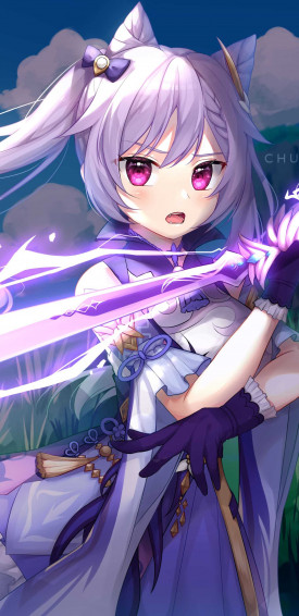 Keqing Genshin Impact Wallpaper