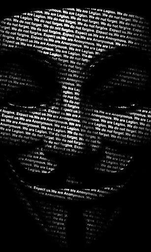 Bigger Anonymous Fade Live Wallpaper For Android Screenshot