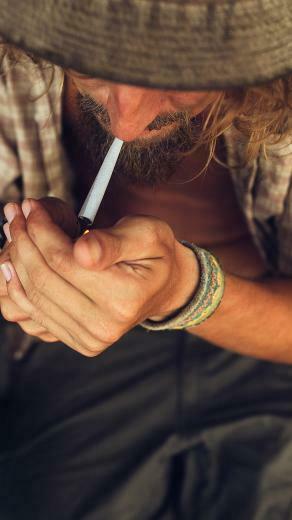 HD Smoking Man Phone Wallpaper