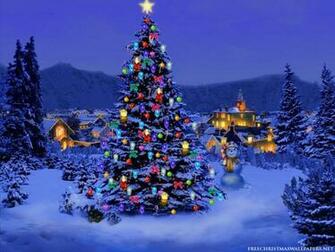 Photo Trick Christmas Tree Wallpaper For Desktop