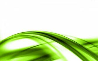 Green Abstract Colorful Waves Lines White Background