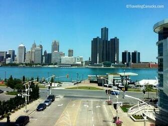 Detroit Skyline With Windsor In Foreground 1950s Pictures