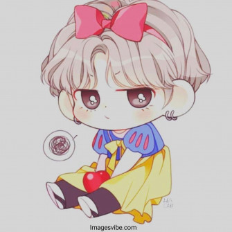 Bts Cartoon Wallpaper
