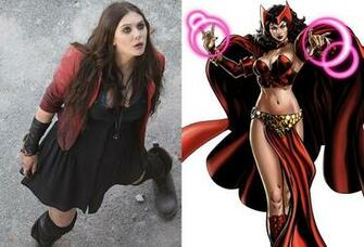 Elizabeth Olsen Scarlet Witch Marvel Avengers Wdw Daily News