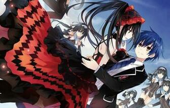 Wallpaper Anime Art A Couple Date Live Tokisaki Kurumi