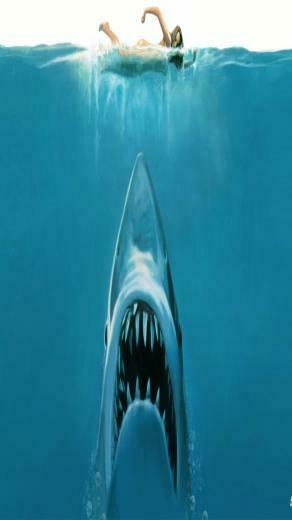 Wallpaper Jaws Movie Concept Pixel Exotic