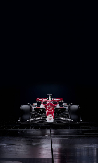 F1 Alfa Romeo C42 iPhone Wallpaper