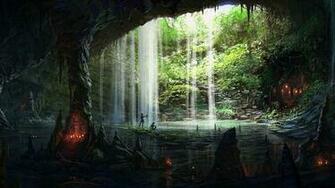 Cave Computer Wallpaper Desktop Background Id
