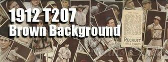 Background Baseball Cards Sell T207 Brown