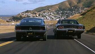 Bullitt Action Crime Mystery Movie Film Dodge Charger Ford Mustang