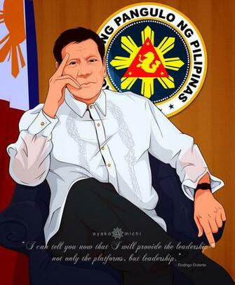 President Rodrigo Duterte Anime Wallpaper Teahub Io