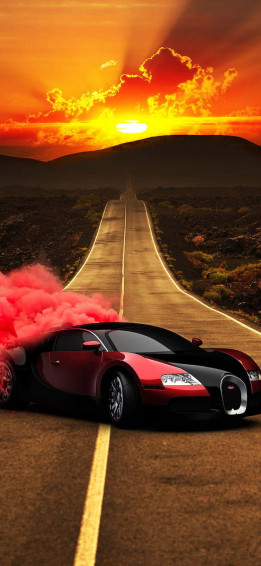 iPhone Xs Bugatti Background Wallpaper