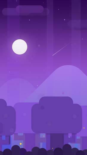 Minimalist Purple Wallpaper Top