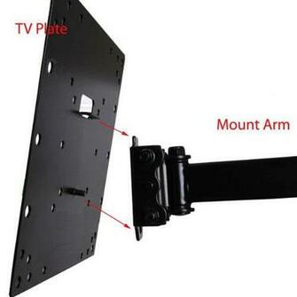 Videosecu Plasma Tv Lcd Monitor Swing Wall Mount Fits Sharp Aquos Lc