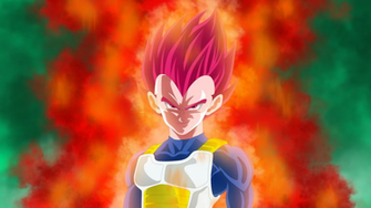 Super Saiyan God Vegeta By Rmehedi