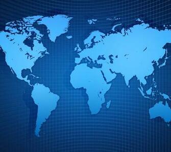 World Map Screensaver Wallpaper