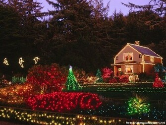 Christmas House Wallpaper
