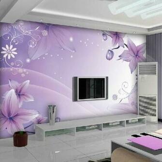 Large Scale Customization Tv Background Wallpaper Mural Modern Fashion
