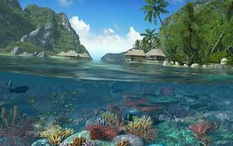 Caribbean Islands 3d Screensaver C 3planesoft Mb