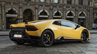 Lamborghini Hurac N Performante Rear Three Quarter