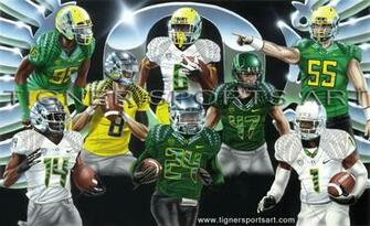 Oregon Football Painting Rocks