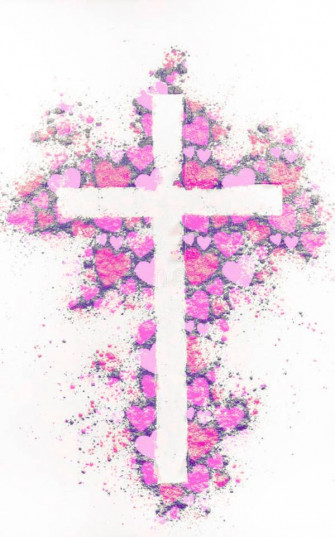 Cute And Stylish Cross For The Modern Girly Girl Wallpaper