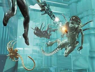 Alien Resurrection Wallpaper Stock Photos