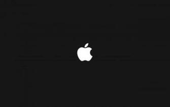 Apple Logo Black Wallpaper Stock Photos
