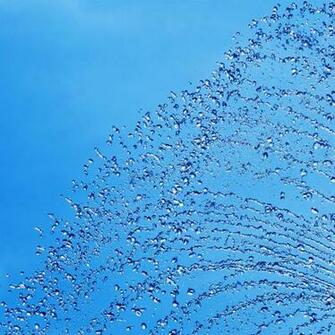 iPad Wallpaper Blue Water Drops Mini