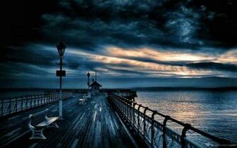 Ocean Pier Wallpaper