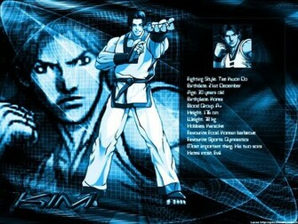 King Of Fighters Kim Papel De Parede Sobre O Game