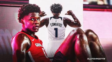 Timberwolves News Anthony Edwards Flashes First Look In New Uniform