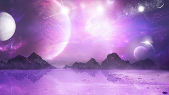 Moon And Stars Desktop Wallpaper