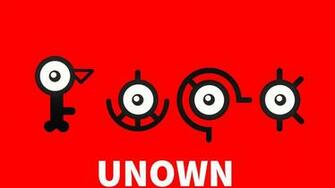 I Made An Unown Wallpaper
