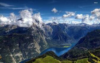 Of The Bavarian Alps Lake Konigsee Germany Wallpaper
