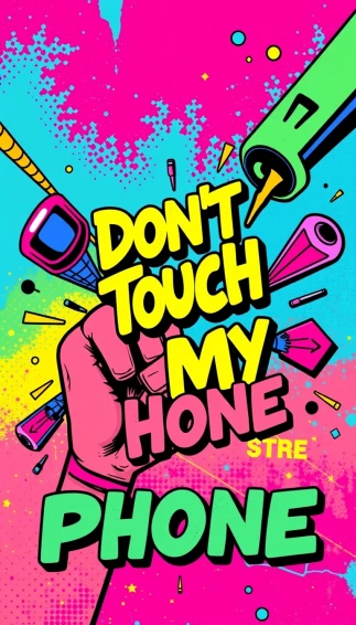 Don T Touch My Phone Wallpaper