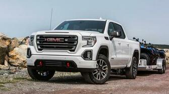 Wallpaper Of Car Gmc Sierra Denali Pickup White Background