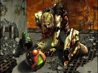 Metroid Wallpaper Stock Photos