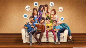 Social Media Wallpaper HD