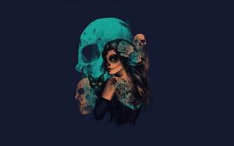 Day Of The Dead Wallpaper Walldevil Best HD Desktop And
