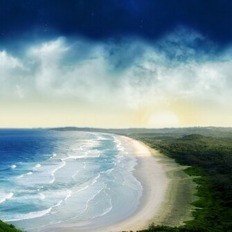 Beach New Zealand iPad Wallpaper
