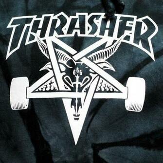 Thrasher Spider Skategoat Tie Dye Hoodie Blackgrey HD Walls