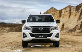 Wallpaper White Puddles Toyota Front Pickup Hilux