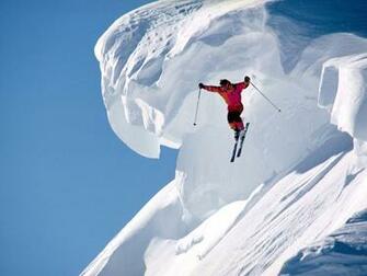 Snow Skiing Desktop Wallpaper