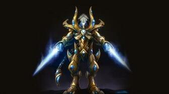 Zealot Starcraft Game Desktop Wallpaper